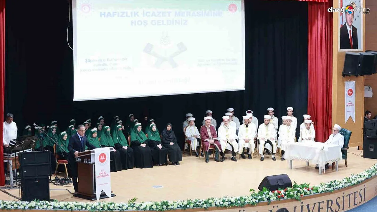 Bingolde 44 Hafiz Yetistirdi Icazet Aldilar