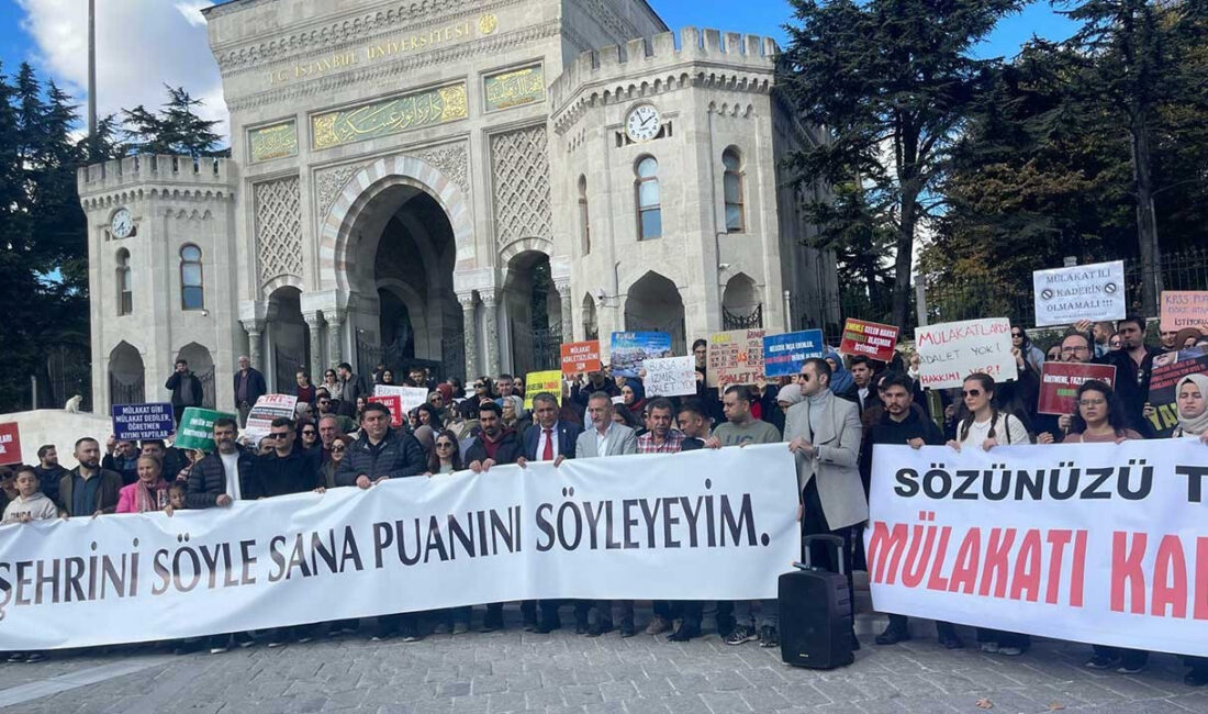 Mülakat Uygulaması Beyazıt Meydanı’nda Protesto Edildi Eğitimciler ve Sendikalar ‘Mülakata