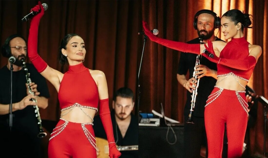 Elif Buse Doğan, Etiler’de Sahne Alırken Sahne Kıyafetlerini Bağışladı Elif