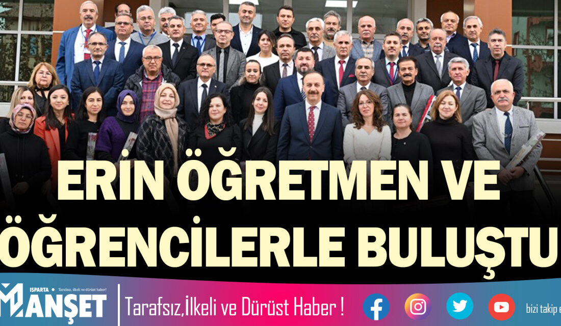 Vali Erin Öğretmen ve Öğrencilerle BuluştuHaberin BaşlıklarıVali Erin Öğretmen ve