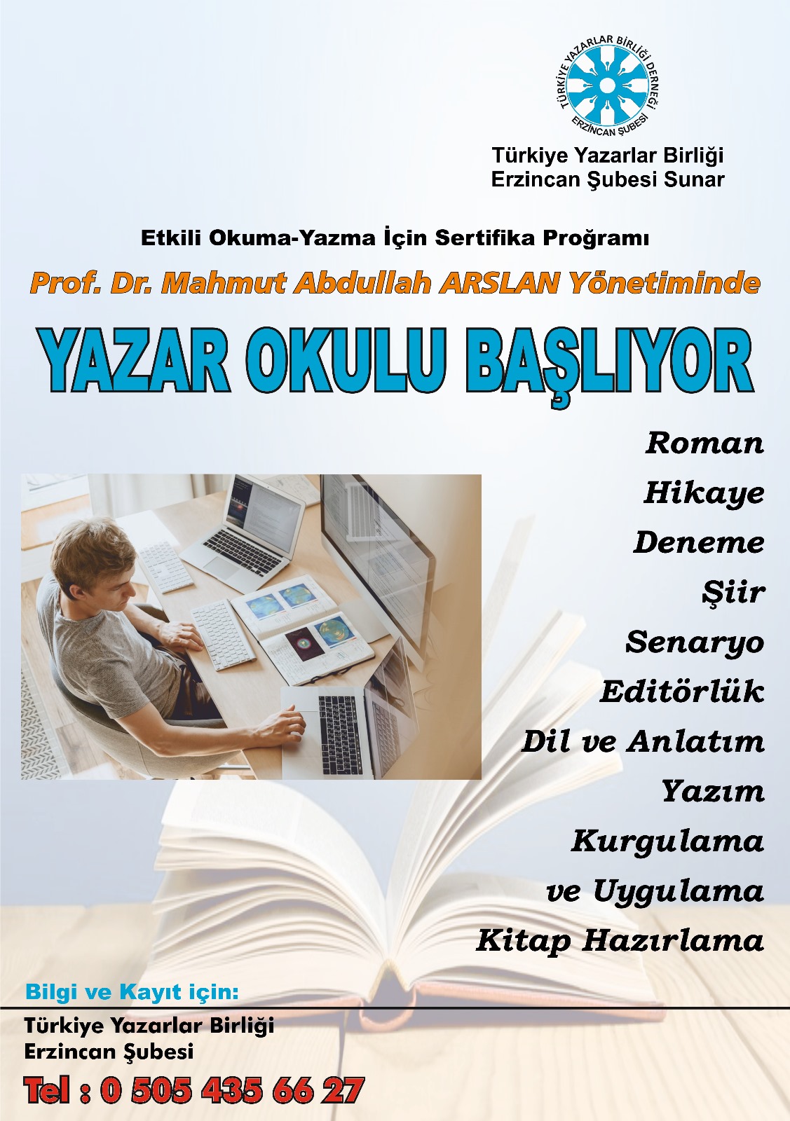 Erzincan'ın Merkezinde Yeni Bir Okul Açılıyor - Eğitime Destek Olmaya Hazır mısınız? Yazar Okulu Sertifika Programı
