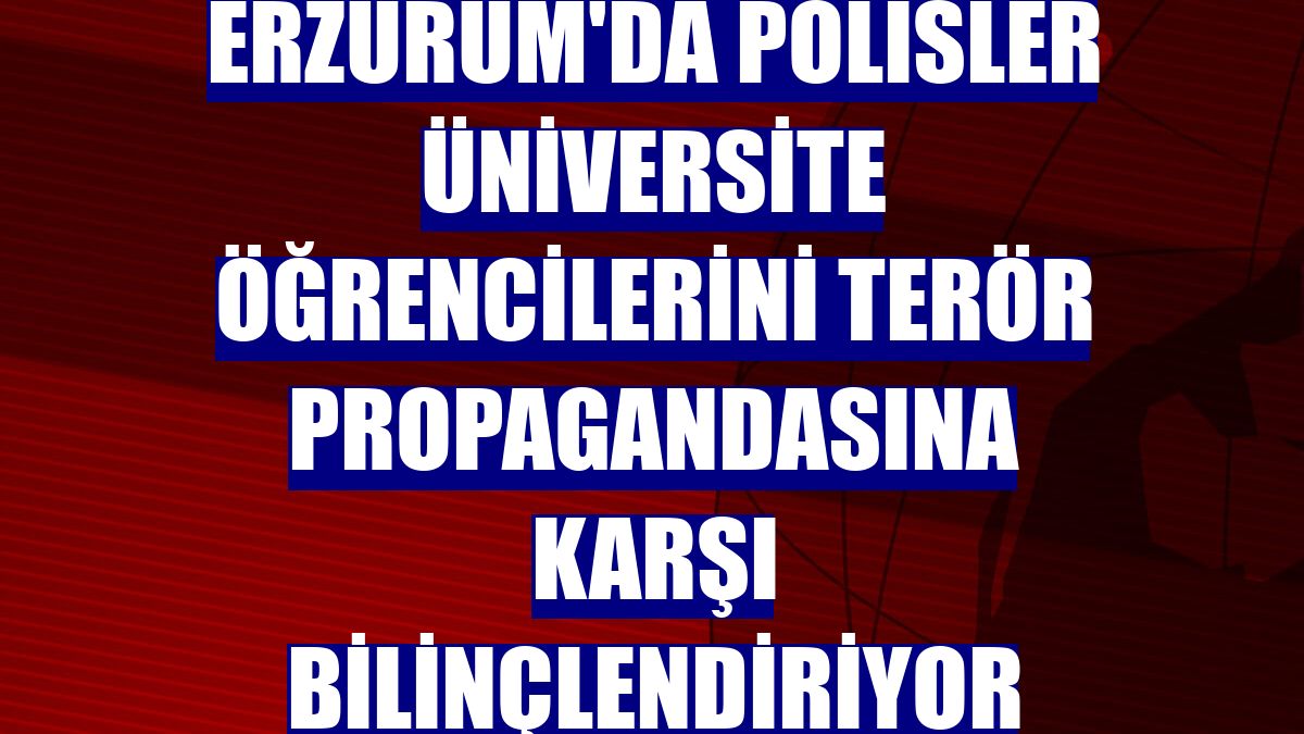 Erzurum Polisleri, üniversite Öğrencilerine Güvenlik Projeleri Hakkında Bilgi Veriyor Erzurum’da