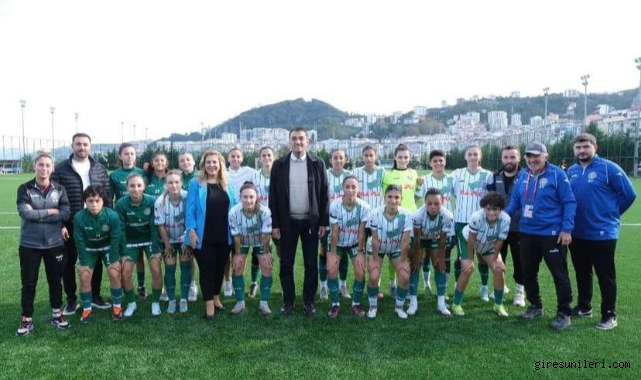 H1: CHP Giresun Milletvekili Elvan Işık Gezmiş, Giresun Sanayispor Kadın
