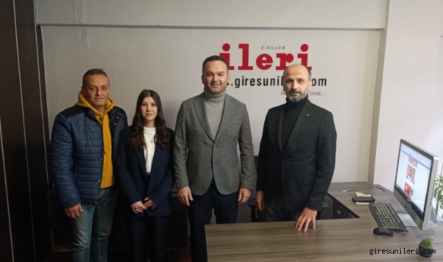 Hasbi Dede, Görele Belediye Başkanı, Giresun İleri Gazetesi’ni Ziyaret Etti