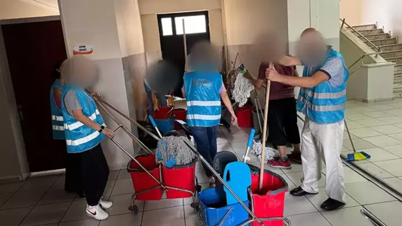 Denetimli Serbestlik Müdürlüğü’nden Okullara Destek Projesi Temizlik ve Bakım Çalışmaları