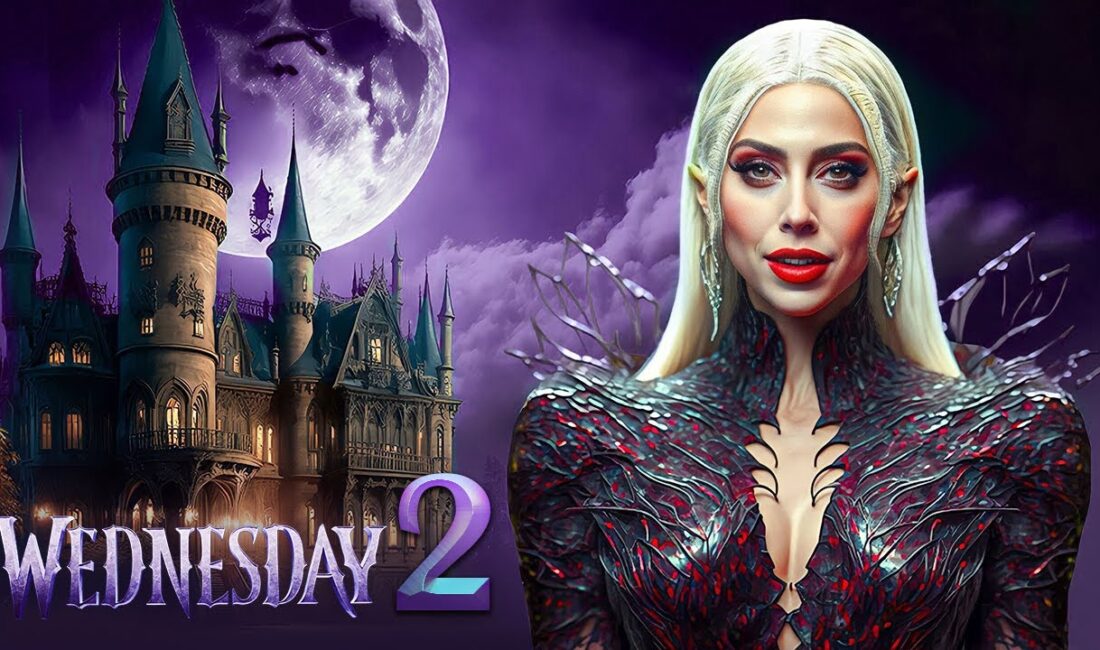Lady Gaga, Netflix’in popüler dizisi Wednesday’in ikinci sezonunda konuk oyuncu