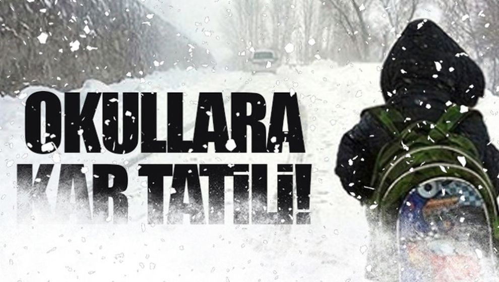 Yoğun kar yağışı nedeniyle Malatya il genelinde eğitim ve öğretime