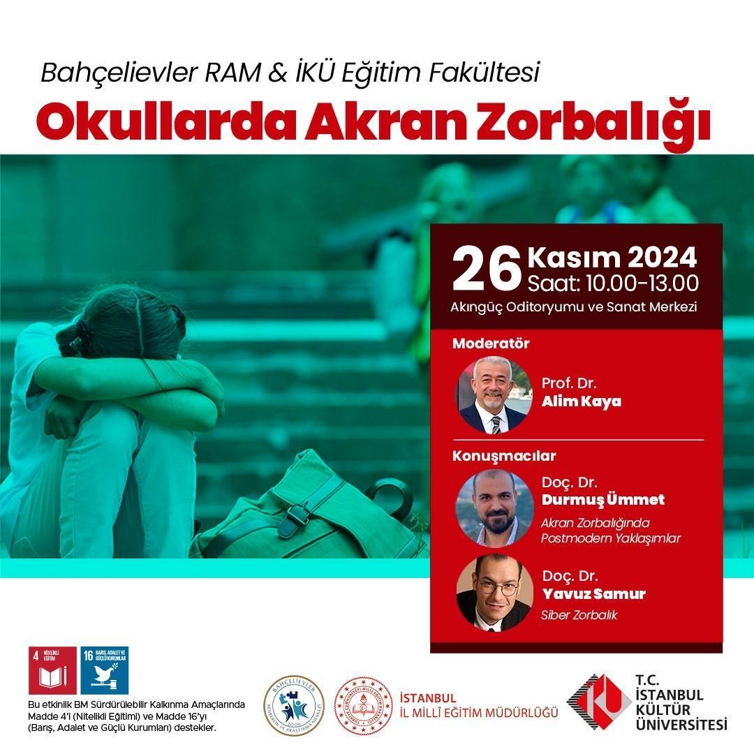 Akran Zorbalığı Paneli İstanbul Kültür Üniversitesi’nde Gerçekleşecek Panel Detayları İstanbul