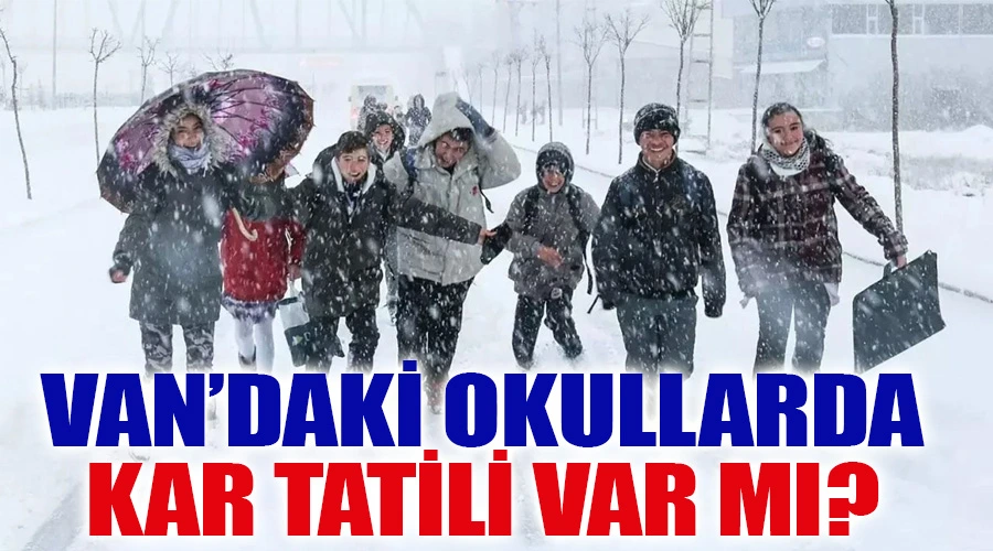 Van’da Yoğun Kar Yağışı Devam Ediyor: Okulların Tatili Bekleniyor Van’da