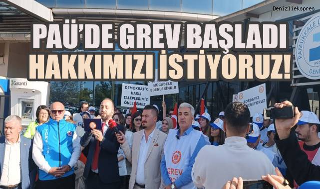 TOLEYİS Sendikası tarafından Pamukkale Üniversitesi’nde çalışan kantin ve sosyal tesis