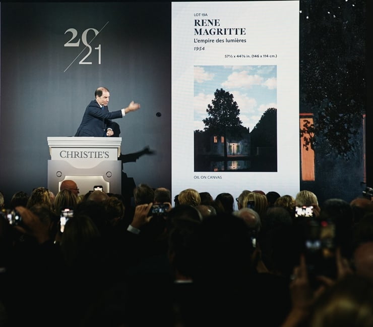 Rene Magritte Tablosu 121 Milyon Dolarla Tarihi Bir Rekor Fiyata Satıldı Rene Magritte Tablosu 121 Milyon Dolarla Tarihi Bir Rekor Fiyata