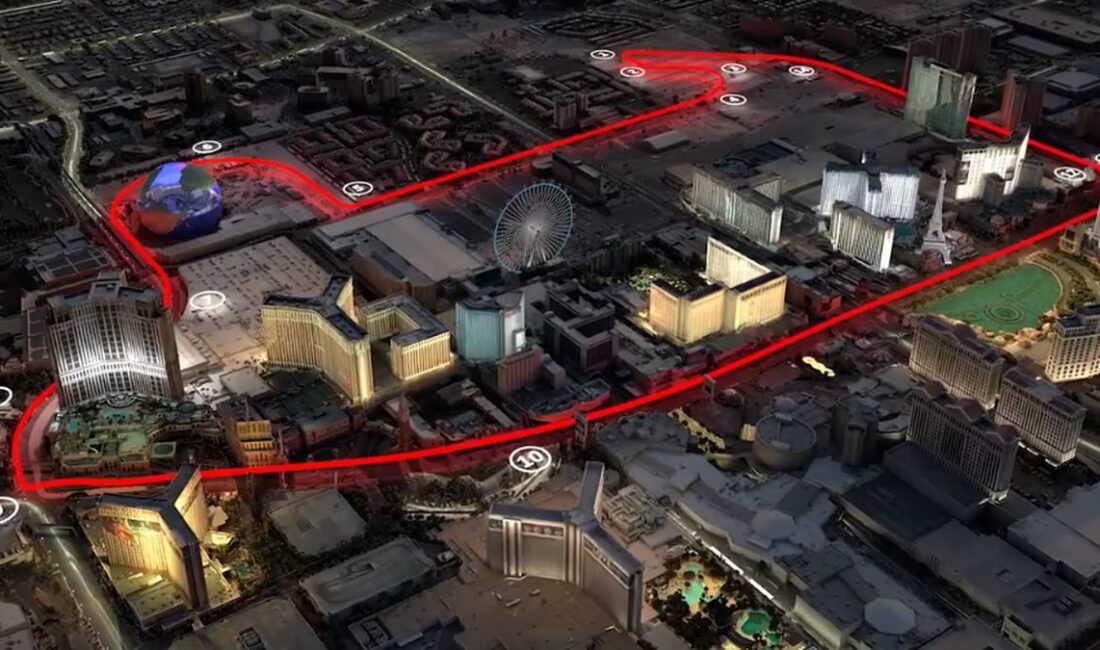 Las Vegas, Formula 1’in en renkli yarışlarından birine ev sahipliği