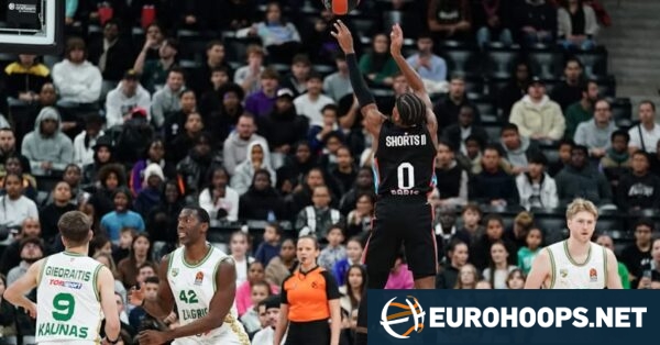 Paris Basketball, Zalgiris Kaunas’ı TJ Shorts’un Liderliğinde Mağlup Etti Paris