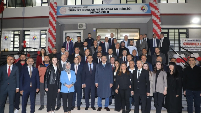 Rifat Hisarcıklıoğlu, Nizip TOBB Ortaokulu’nun Açılışında Konuştu TOBB Başkanı Rifat