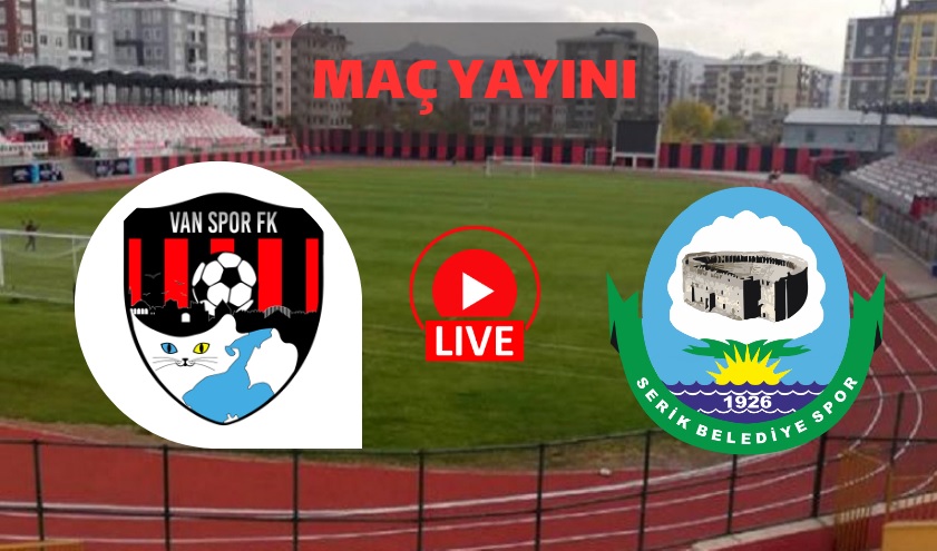 TFF 2. Lig Kırmızı Grup’ta mücadele eden Vanspor, Serikspor ile
