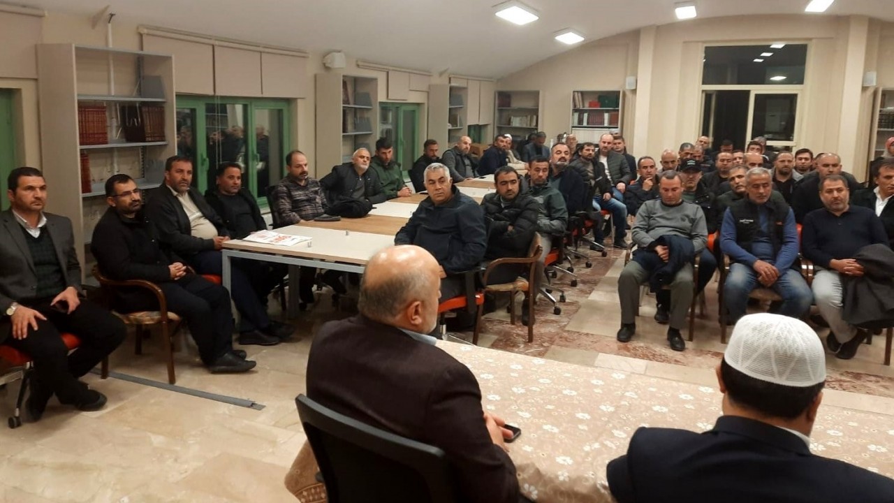 Yatili Erkek Kuran Kursunda Ogrenci Veli Bulusmasi ve Toplantisi Gerceklestirildi