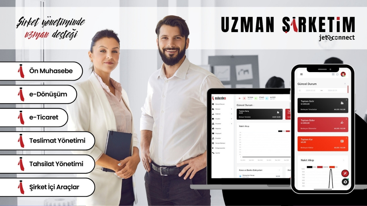 Yonetim Sureclerine Odaklanan Jetconnect Yeniligi Uzman Sirketim