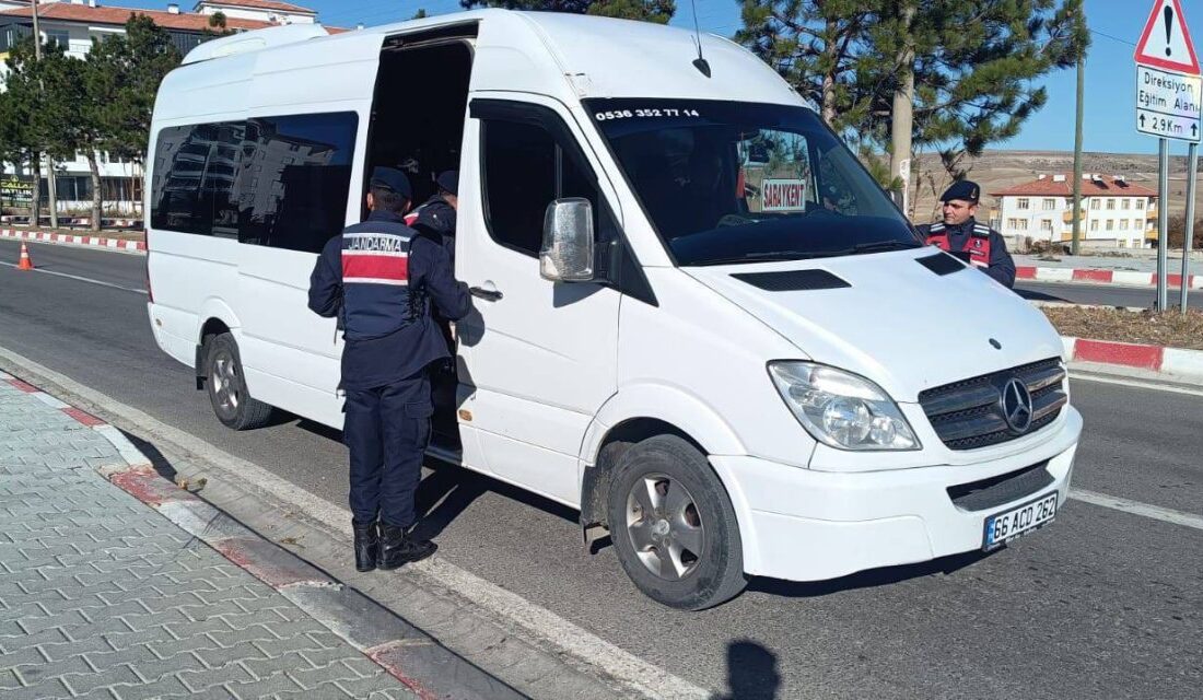 Yozgat İl Jandarma Komutanlığı Okul Servis Araçları Denetimlerini Sürdürüyor Güvenlik