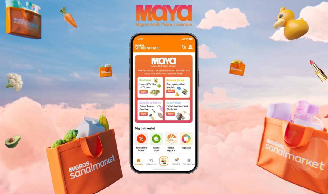MAYA: Migros Sanal Market’in Yapay Zekâ Destekli Platformu Online gıda
