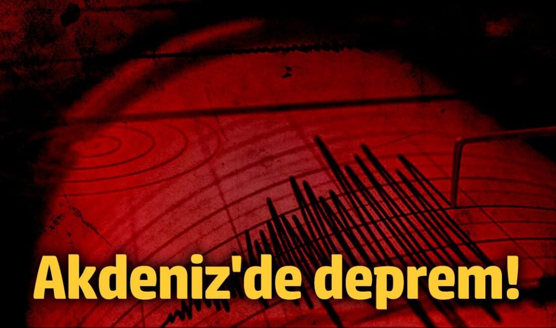 3.9 Büyüklüğünde Akdeniz’de Deprem Meydana GeldiHaberin Başlıkları3.9 Büyüklüğünde Akdeniz’de Deprem