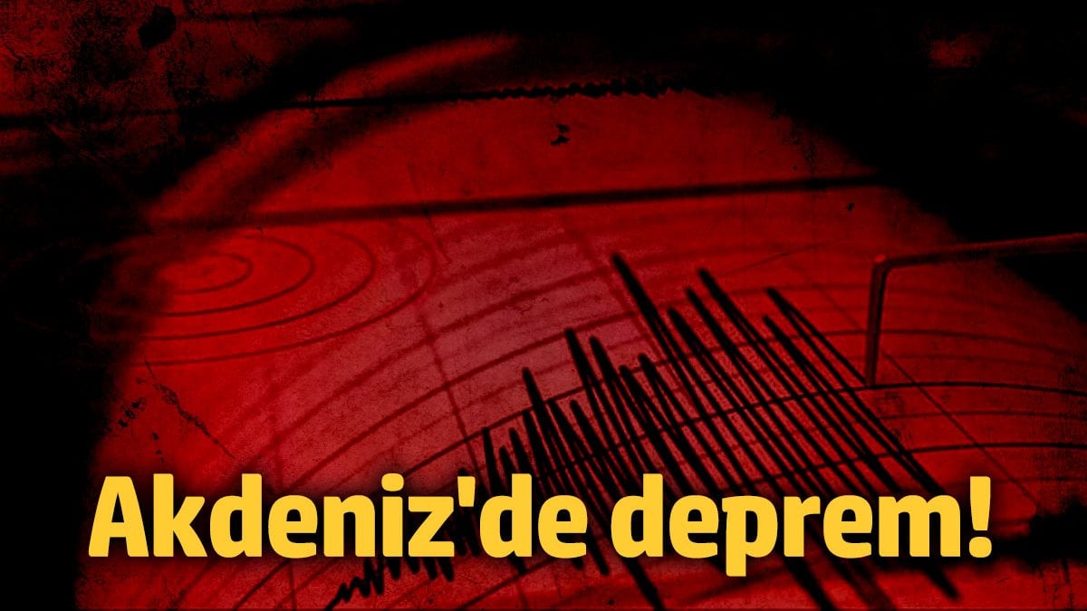 Akdeniz Depremi 3 Aralik 2024