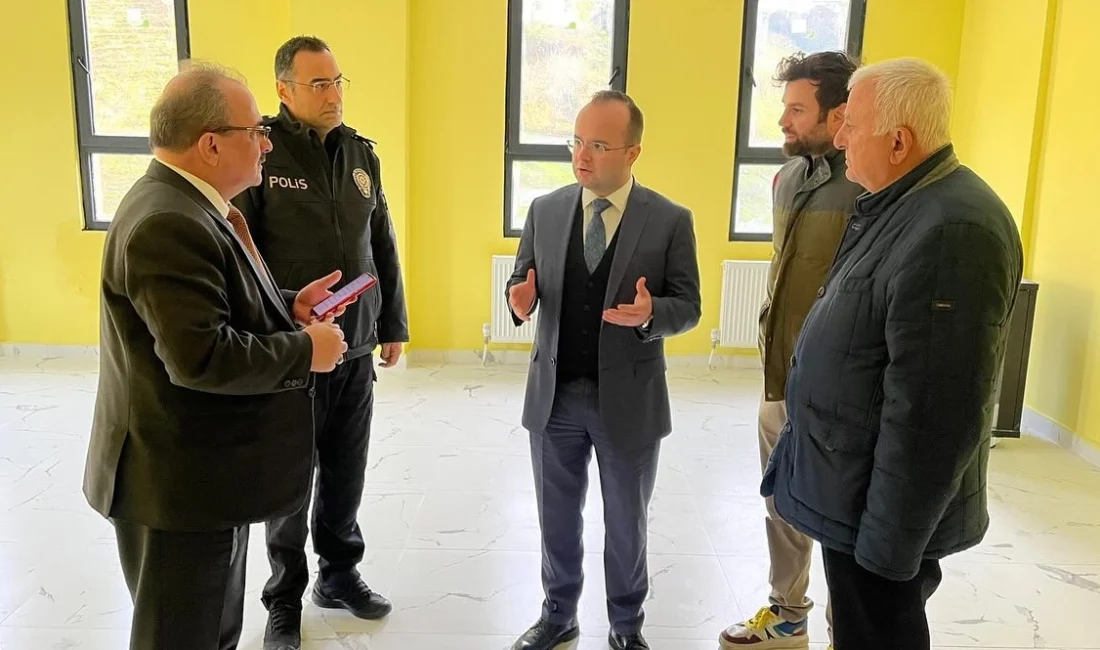 Artvin’de Yapımı Devam Eden TOBB Anaokulu İnşaatı Denetlendi Artvin’in Hopa