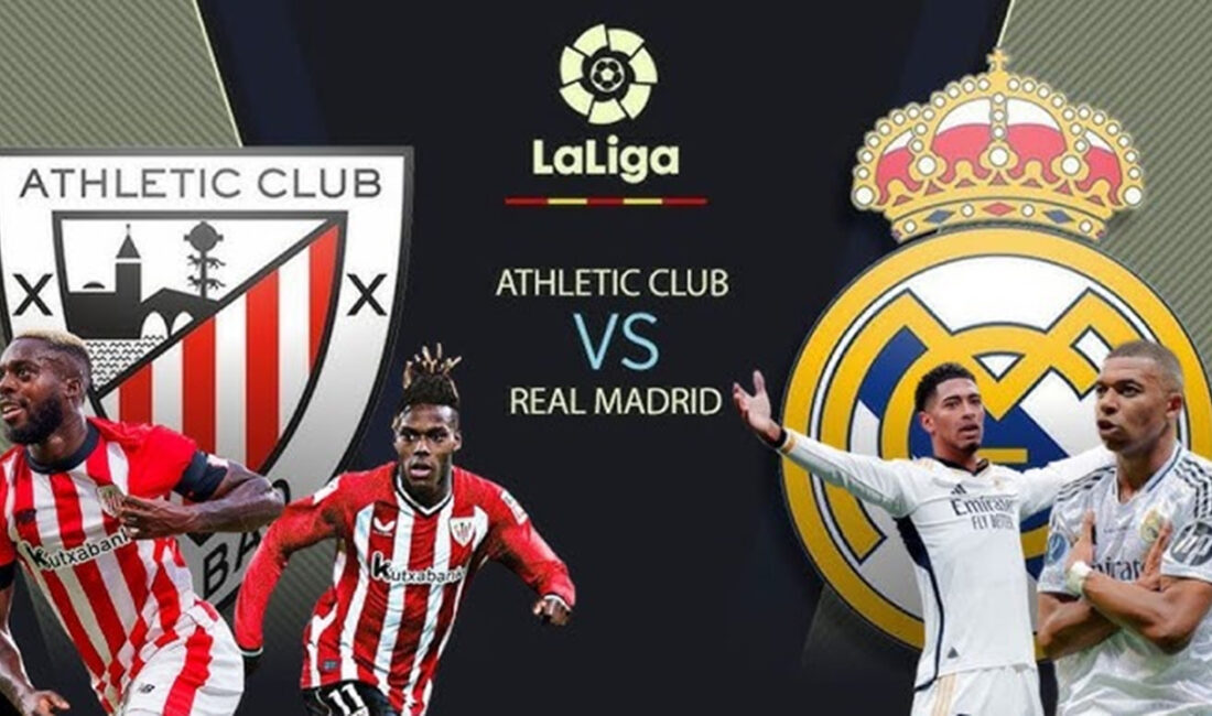 La Liga’nın 16. haftasında Real Madrid, Athletic Bilbao deplasmanına çıkıyor.