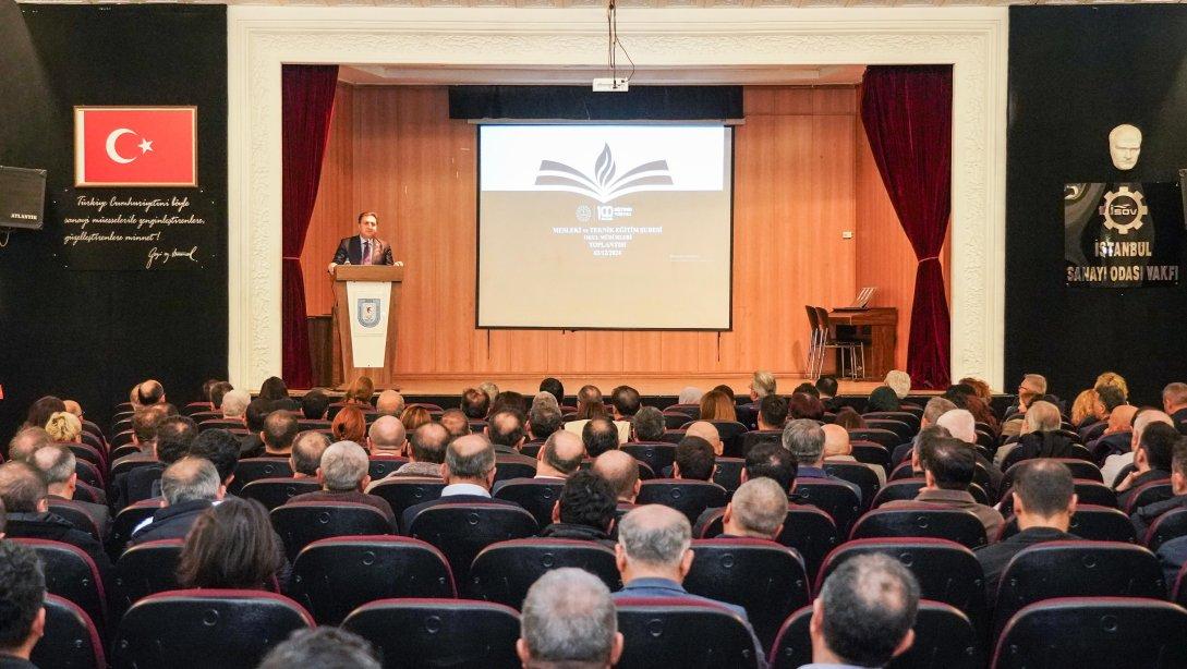 AVRUPA YAKASI MESLEKİ VE TEKNİK ANADOLU LİSESİ MÜDÜRLERİ TOPLANTISI VE