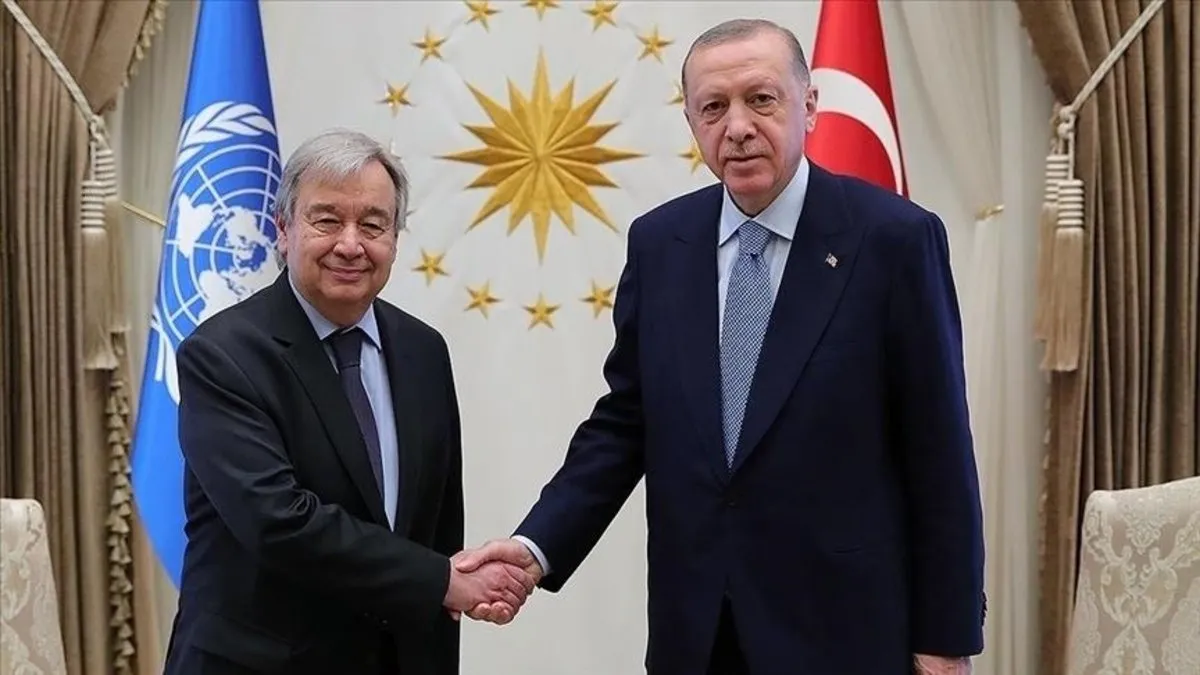 Erdoğan, Guterres ile Suriye Konusunda Görüştü Erdoğan – Guterres Görüşmesi