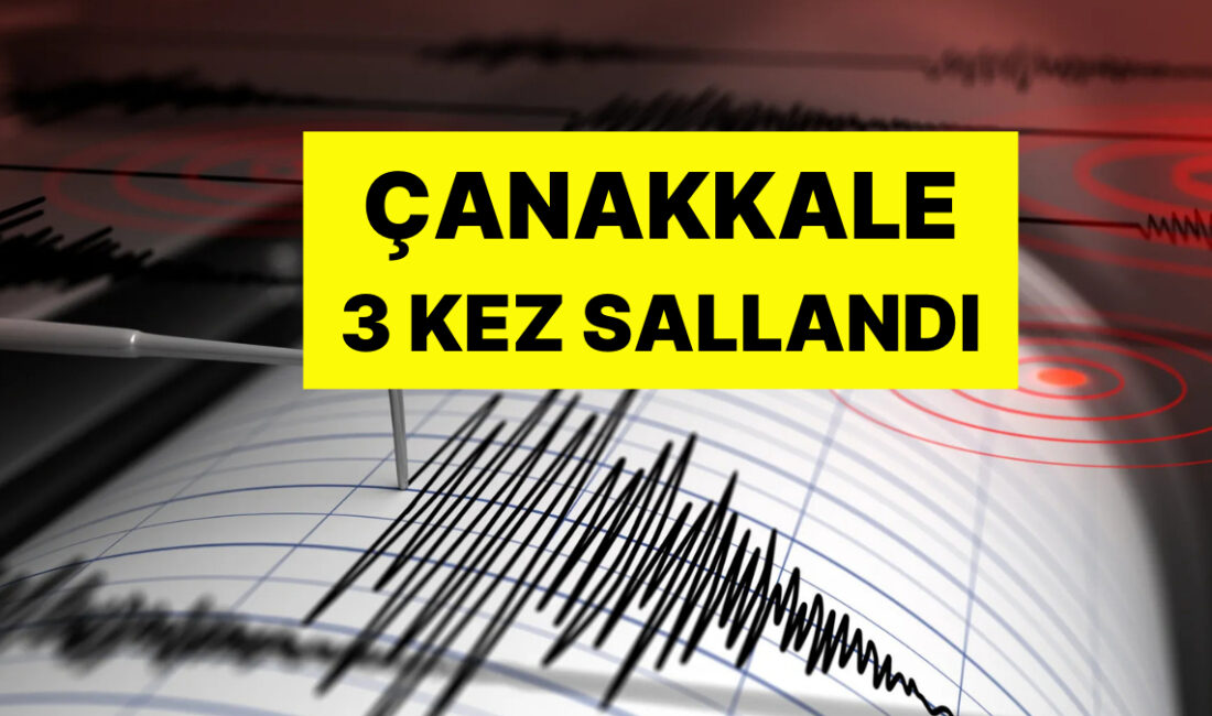 Çanakkale Ayvacık ilçesinde 3.5 büyüklüğünde bir deprem meydana geldi AFAD,