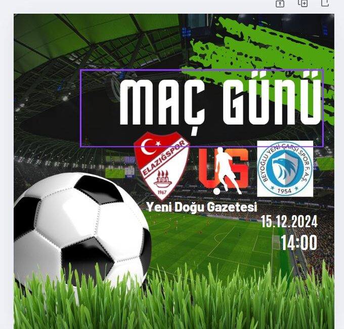 TFF 2. Lig Kırmızı Grup’ta Çimentaş Elazığspor ile Beyoğlu Yeni