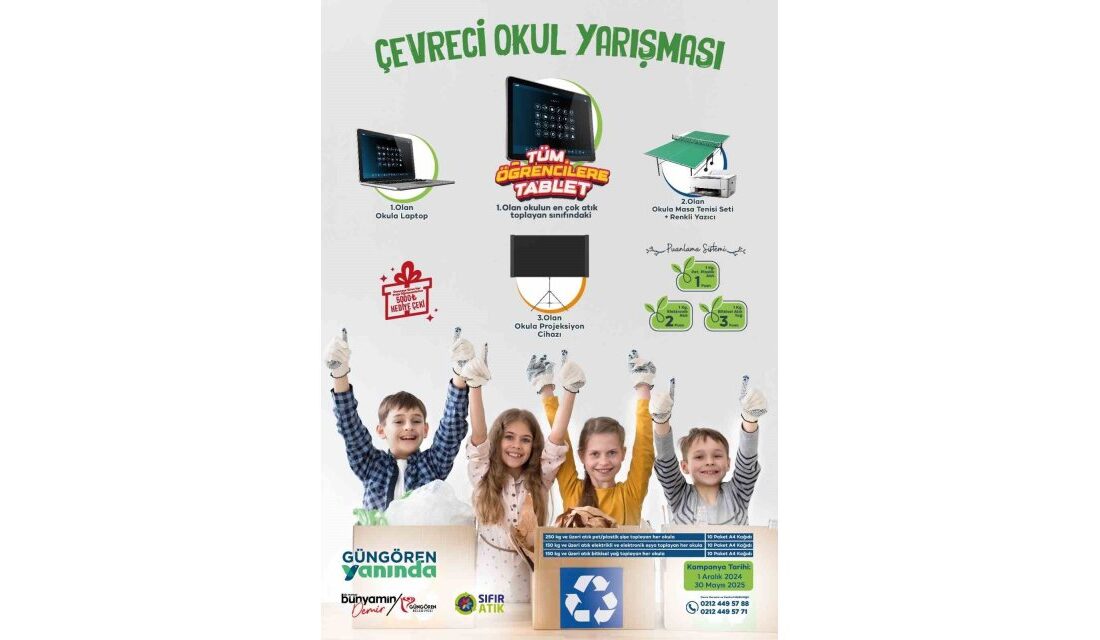 Güngören Belediyesi “En Çevreci Okul Yarışması” İle Doğayı Koruyan Okulları