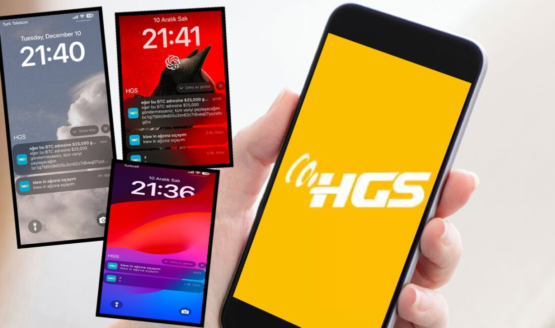 PTT’nin HGS uygulaması üzerinden kullanıcılara küfür mesajları gönderildi ve ardından