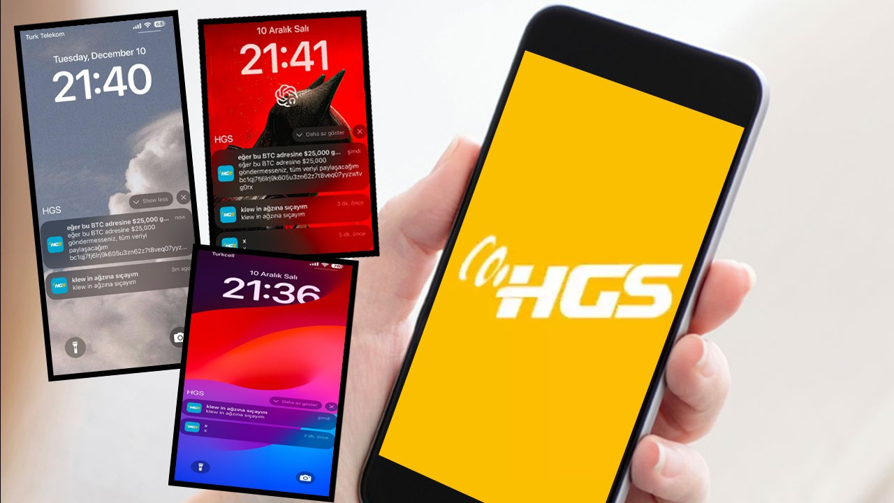 PTT’nin HGS uygulaması üzerinden kullanıcılara küfür mesajları gönderildi ve ardından