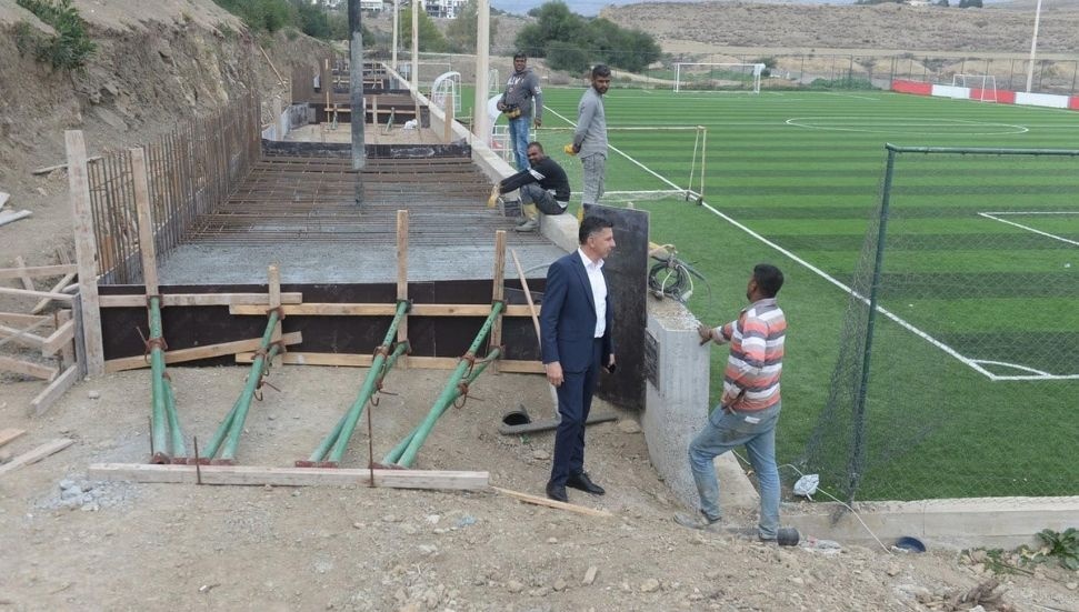 Gönyeli Futbol Akademi Merkezi Projesi İkinci Etap İnşaatına Devam EdiyorHaberin