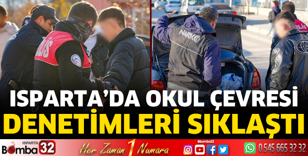 Isparta İl Emniyet Müdürlüğü Tarafından Okullarda Gerçekleştirilen DenetimlerHaberin BaşlıklarıIsparta İl
