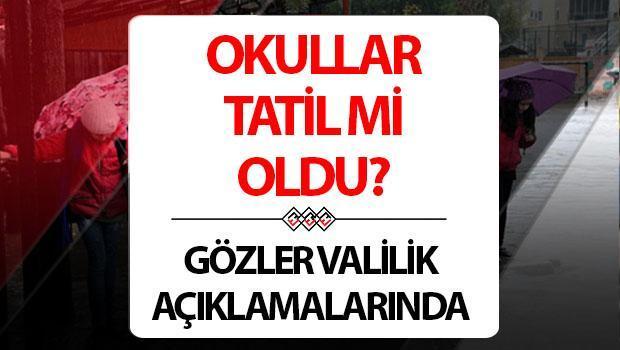 İstanbul, Bursa, Edirne ve Tekirdağ’da Okullar Tatil Edildi mi, Bugün