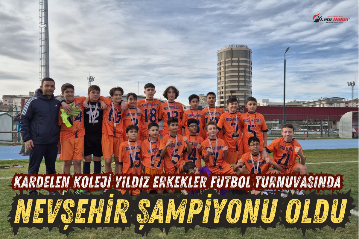 Kardelen Koleji, yıldız futbol takımı şampiyon oldu