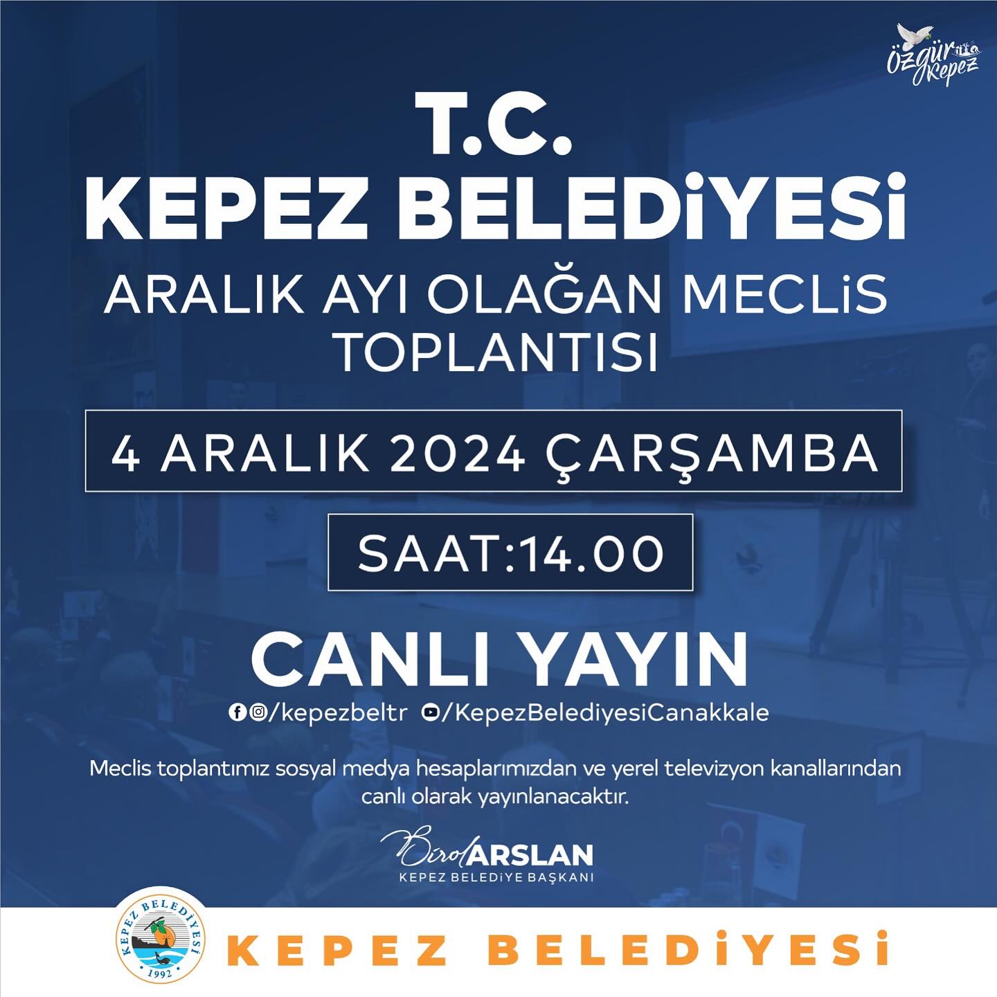 Kepez Belediye Meclisi Bugun Toplaniyor – Canakkale Gundem