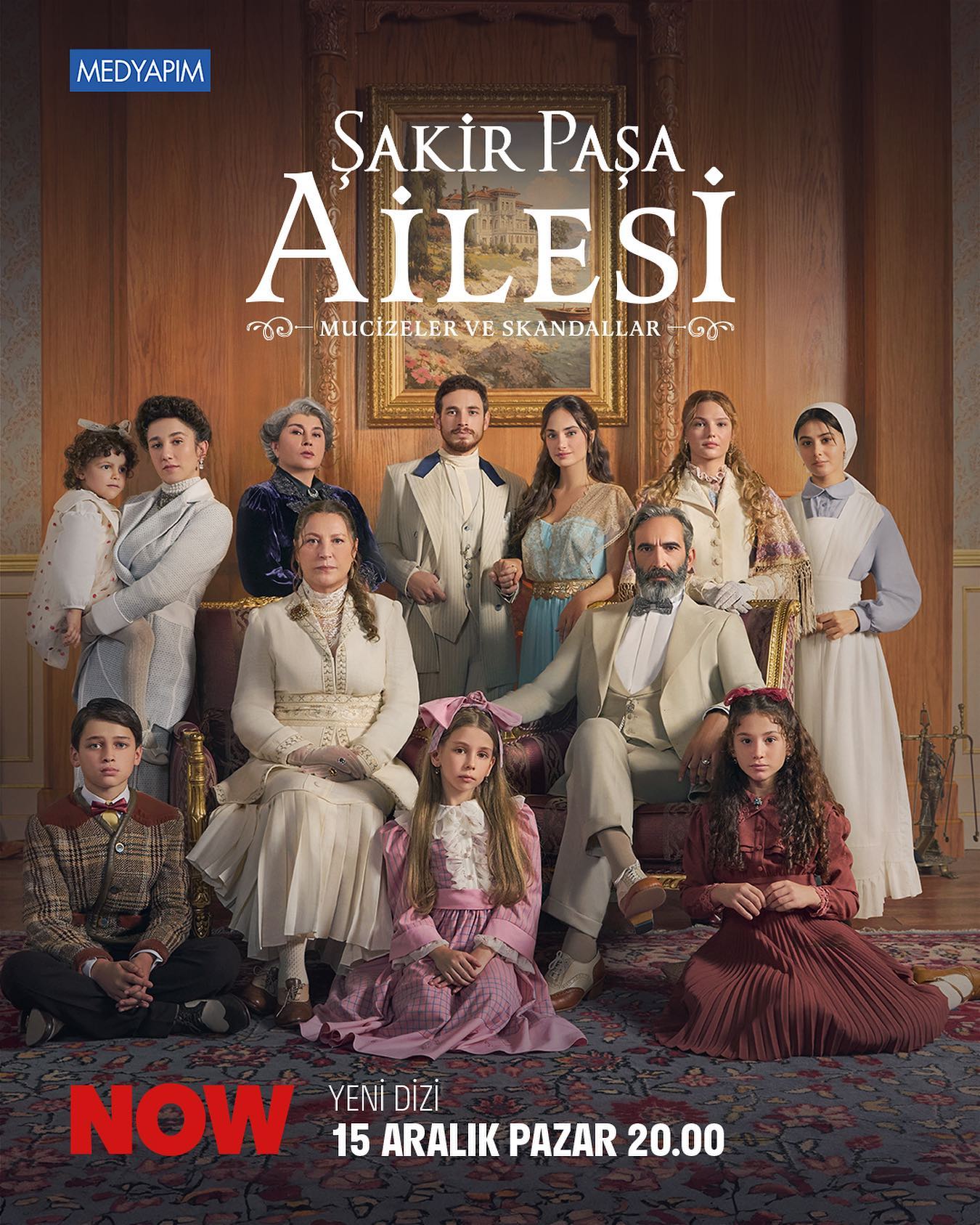 Yeni dizi “Şakir Paşa Ailesi: Mucizeler ve Skandallar” 15 Aralık
