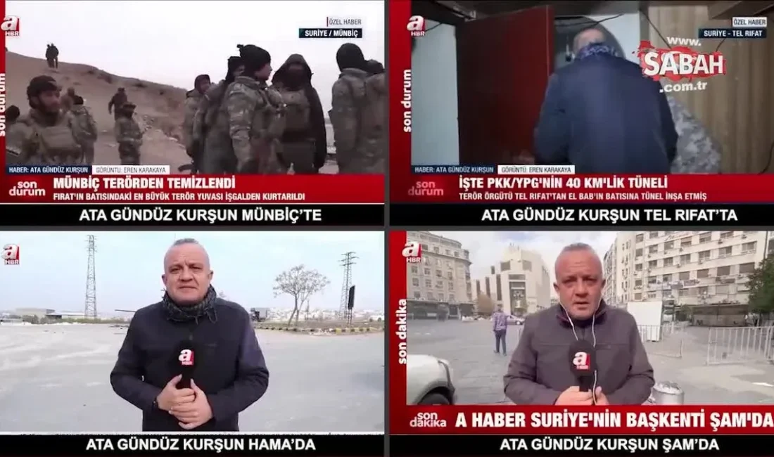 Suriye’de Baas Rejimi Yıkıldı! A Haber Muhabiri Ata Gündüz Kurşun