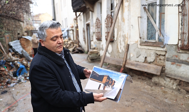 Edirne’de Tarihi Konaklar Turizm Rotasına Kazandırılıyor Restorasyon Çalışmaları Devam Ediyor