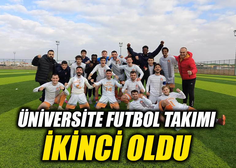 üniversite Futbol Takımı 2. Oldu Şeyh Edebali Üniversitesi futbol takımı,