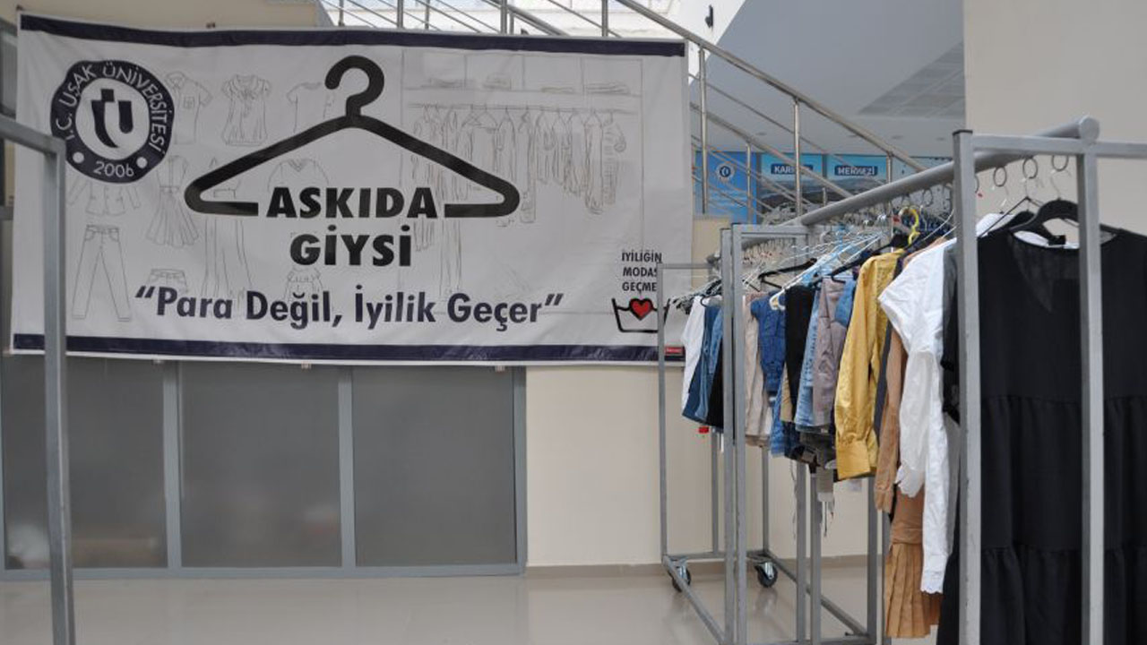 Uşak Üniversitesi Öğrenci Butiği öğrencilere destek olmayı sürdürüyor