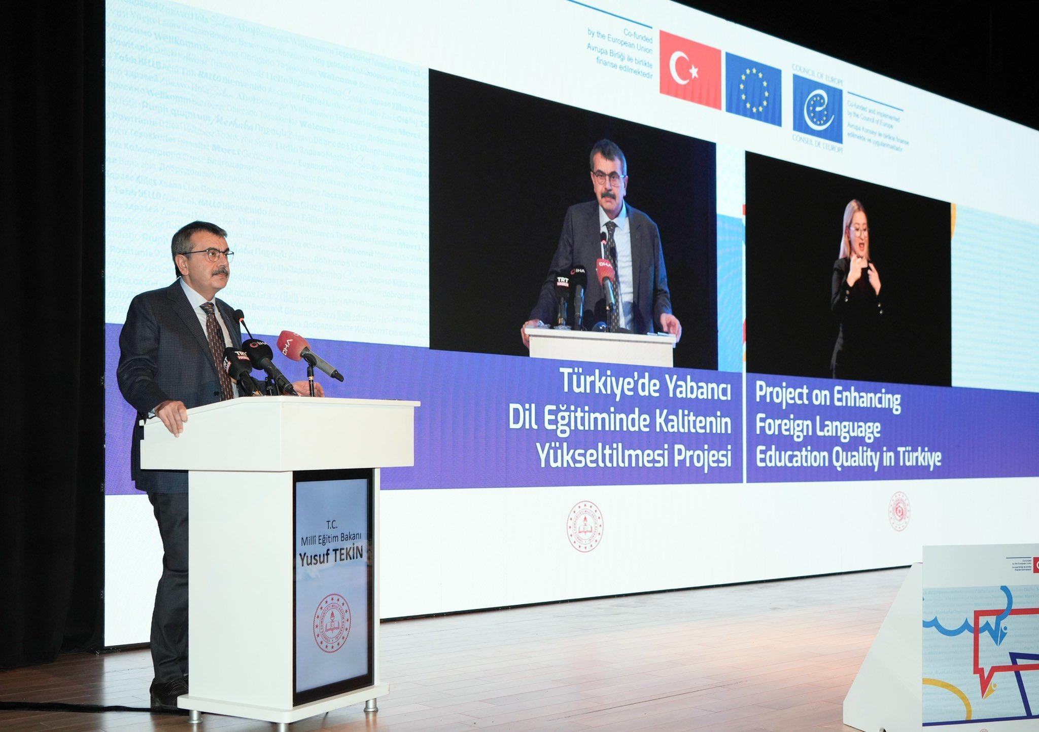 Milli Eğitim Bakanı Yusuf Tekin: Yabancı Dil Öğretimi Yeniden Şekilleniyor