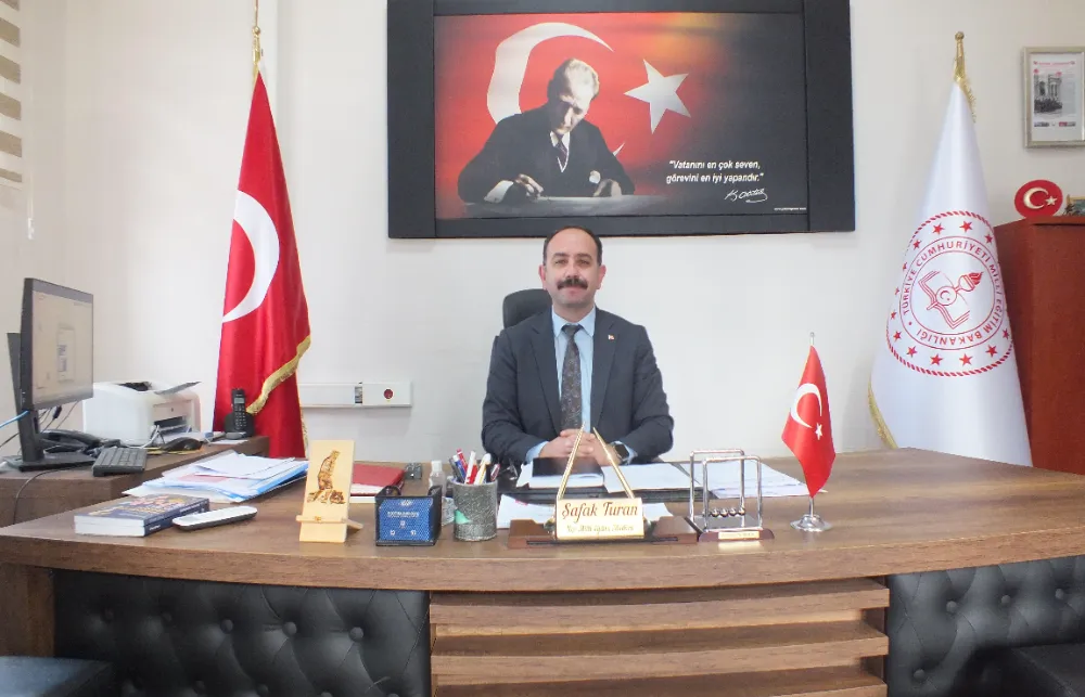 İlçe Millî Eğitim Müdürü Şafak Turan, Eğitim Projelerini Anlattı TÜBİTAK