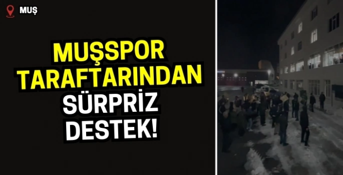 Muşspor, Bursaspor Maçına Moralli Hazırlanıyor Sarı Maraton Taraftar Grubu Takıma