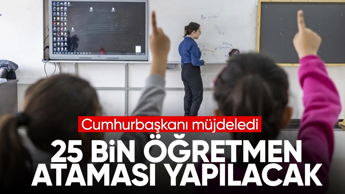 1744740140 Cumhurbaskani Erdogandan 25 Bin Ogretmen Atamasi Mujdesi