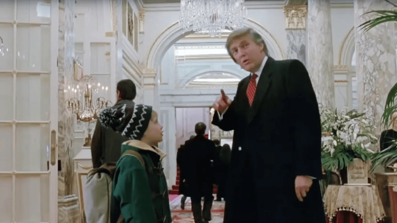 Donald Trumpin Sahnesi Kaldirilmak Istiyor Evde Tek Basina 2 Yonetmeni