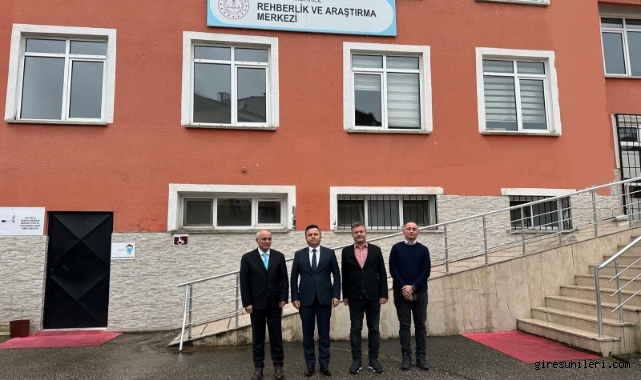Giresun İl Millî Eğitim Müdürü Özgür Tokgöz, Giresun Rehberlik ve